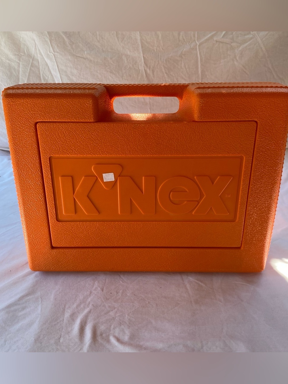 K’NEX Large Orange Storage Carry Case w/ Mixed K’NEX Building Parts Lot